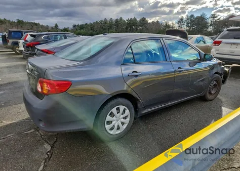 2010 Toyota Corolla Base from USA, damaged, VIN 2T1BU4EE3AC373582